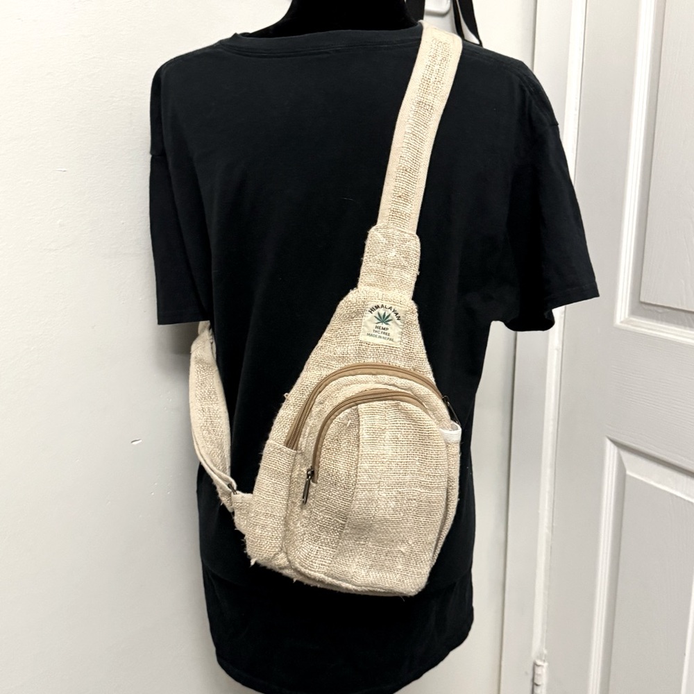 Himalayan Hemp slingback backpack